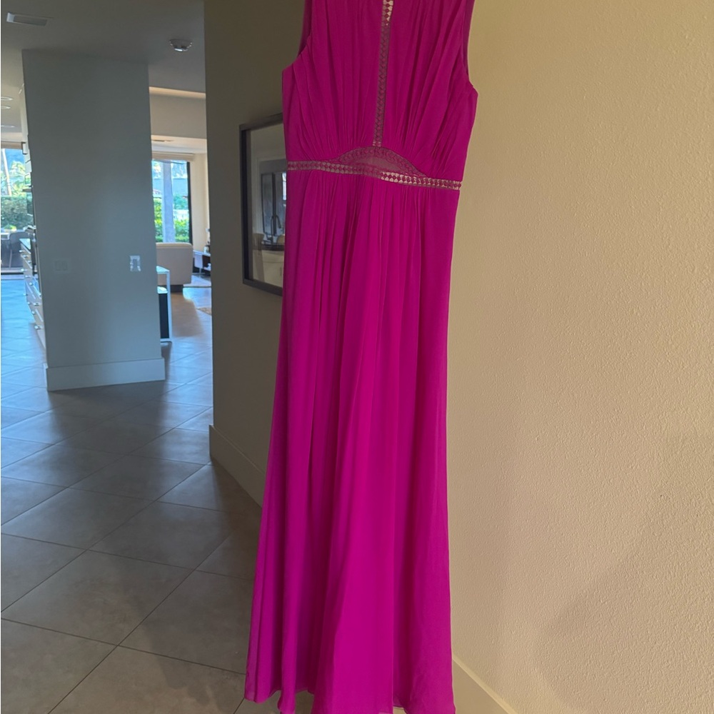 Elegant Pink Evening Gown